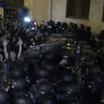 В Грузии на митинге пострадали шесть полицейских и были арестованы 63 человека