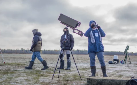 В Петербурге представили одноразовый дрон с боевой самоподрывающейся частью