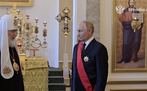 Путину вручили высший орден РПЦ