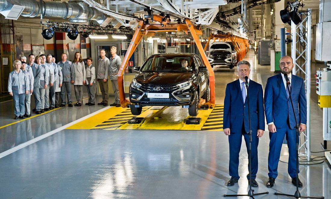 Новый бизнес-седан Lada Aura выйдет на рынок в ноябре