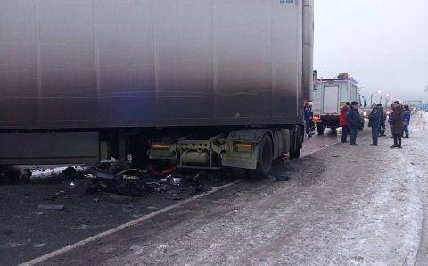 Автобус врезался в фуру в Ленобласти, пострадали 15 человек