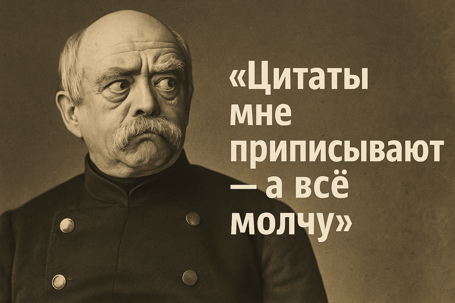Историк Мединский приписал Бисмарку фразу, которую тот никогда не произносил