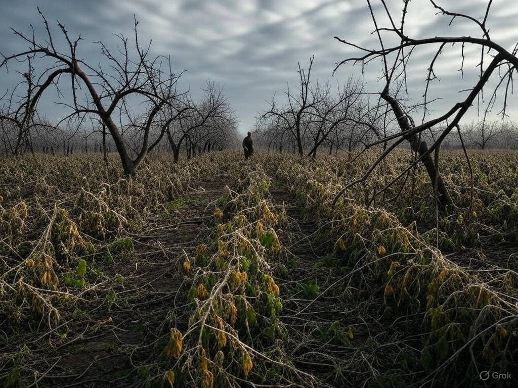 Заморозки в Воронежской области уничтожили половину садов, введён режим ЧС