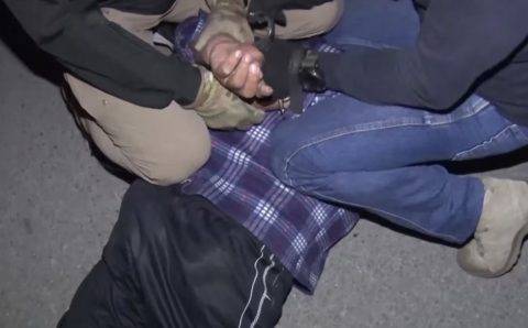 ФСБ показала кадры задержания троих украинцев планировавших теракт в Каховке