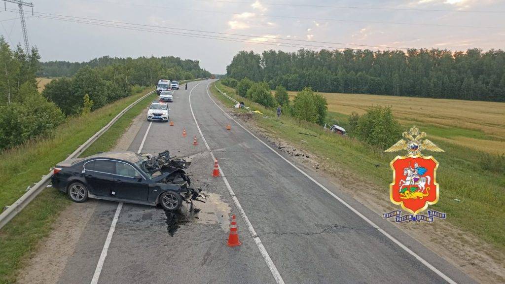 Водитель BMW погубил себя и ребенка в ДТП под Зарайском