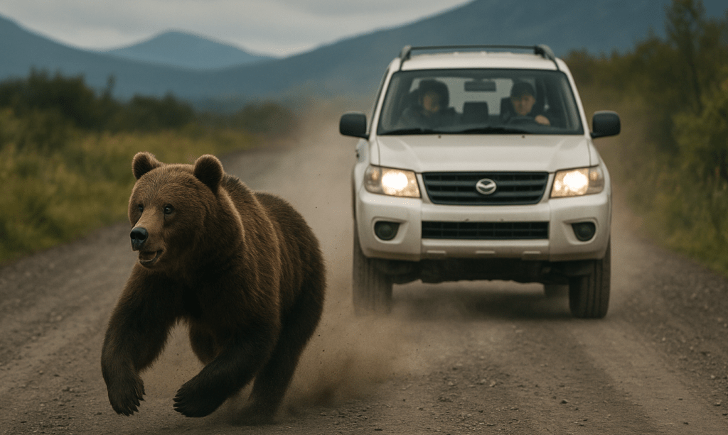 Гид на Камчатке устроил шоу с погоней за медведем – начато расследование