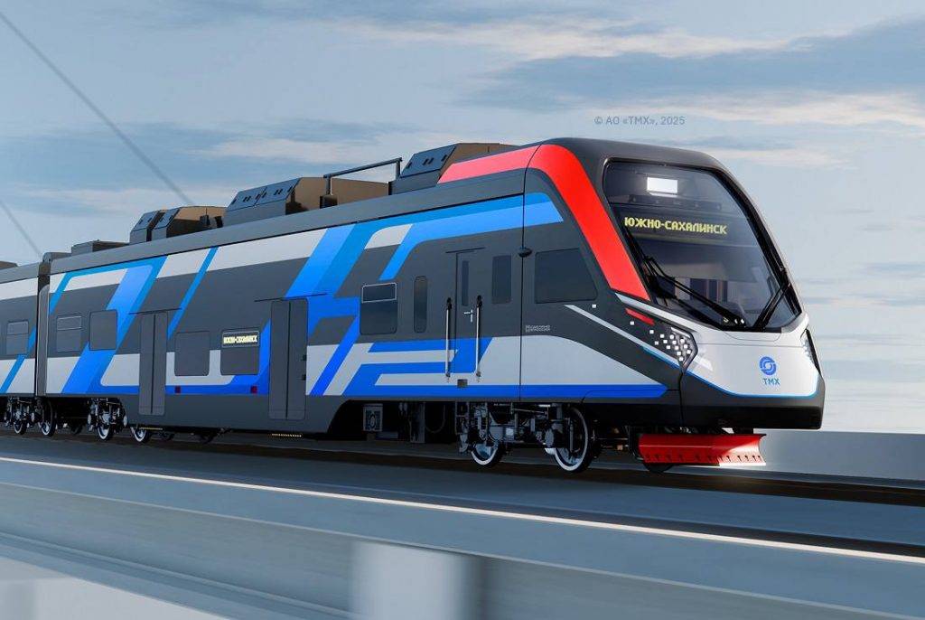 Трансмашхолдинг показал поезд будущего с выхлопом из водяного пара