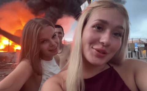 В Сочи задержали тиктокеров, снявших «весёлое видео» на фоне горящей нефтебазы