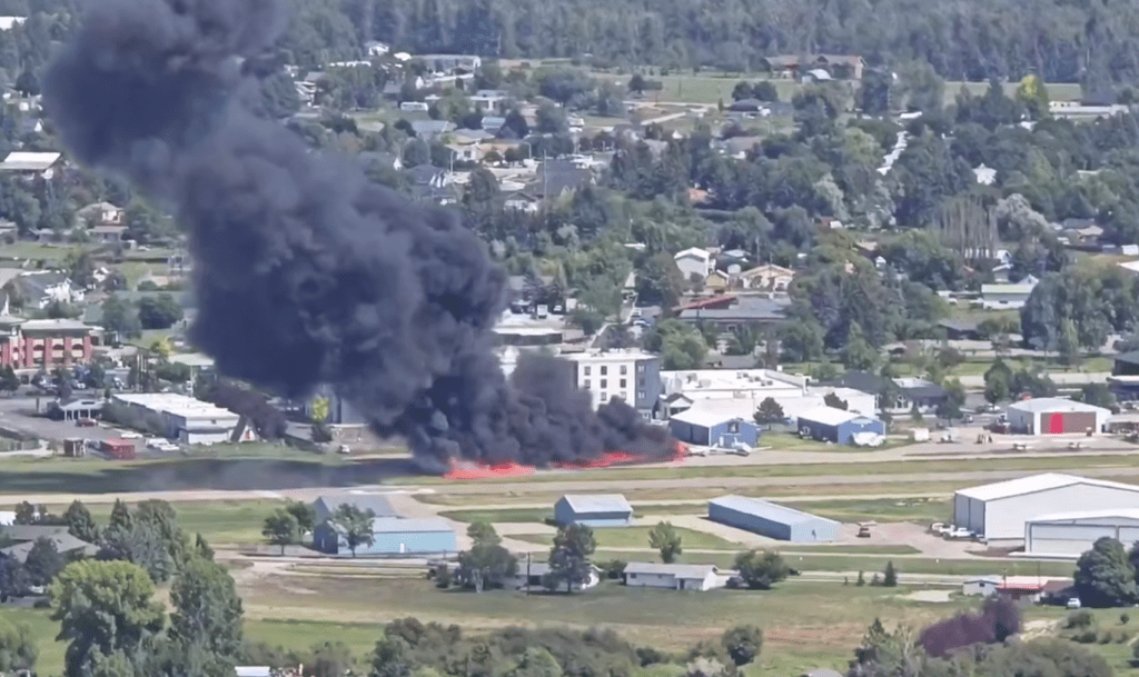 В аэропорту Калиспелла произошла авиакатастрофа