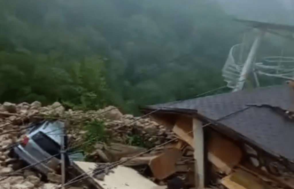 Сель обрушился на Рицинский нацпарк в Абхазии