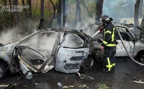 Под Белгородом дроны ВСУ сожгли машины, ранен один человек