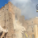 В Риме обвалилась древняя башня, под завалами ищут её ремонтников