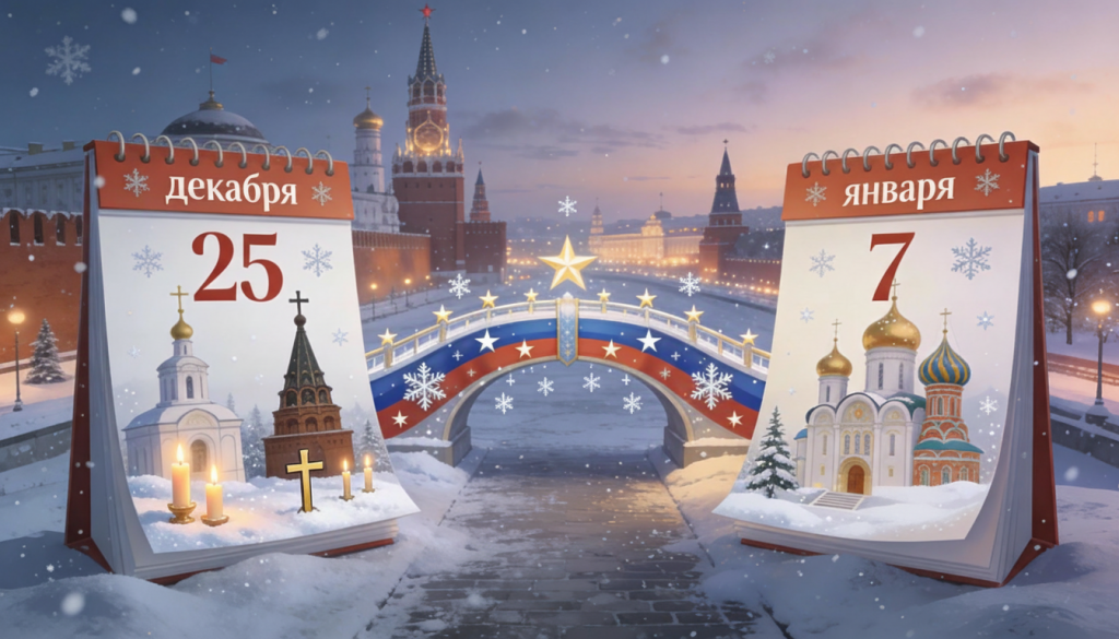Российские СМИ снова путают календари и называют Рождество «католическим»