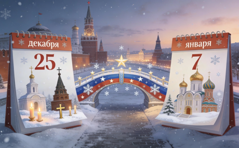 Российские СМИ снова путают календари и называют Рождество «католическим»