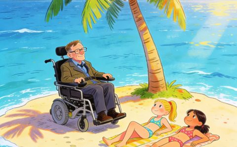 Парализованный Стивен Хокинг стал «преступником на острове Эпштейна»