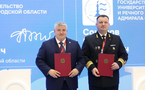 Новгородчина продолжит готовить кадры для морфлота вместе с университетом Макарова